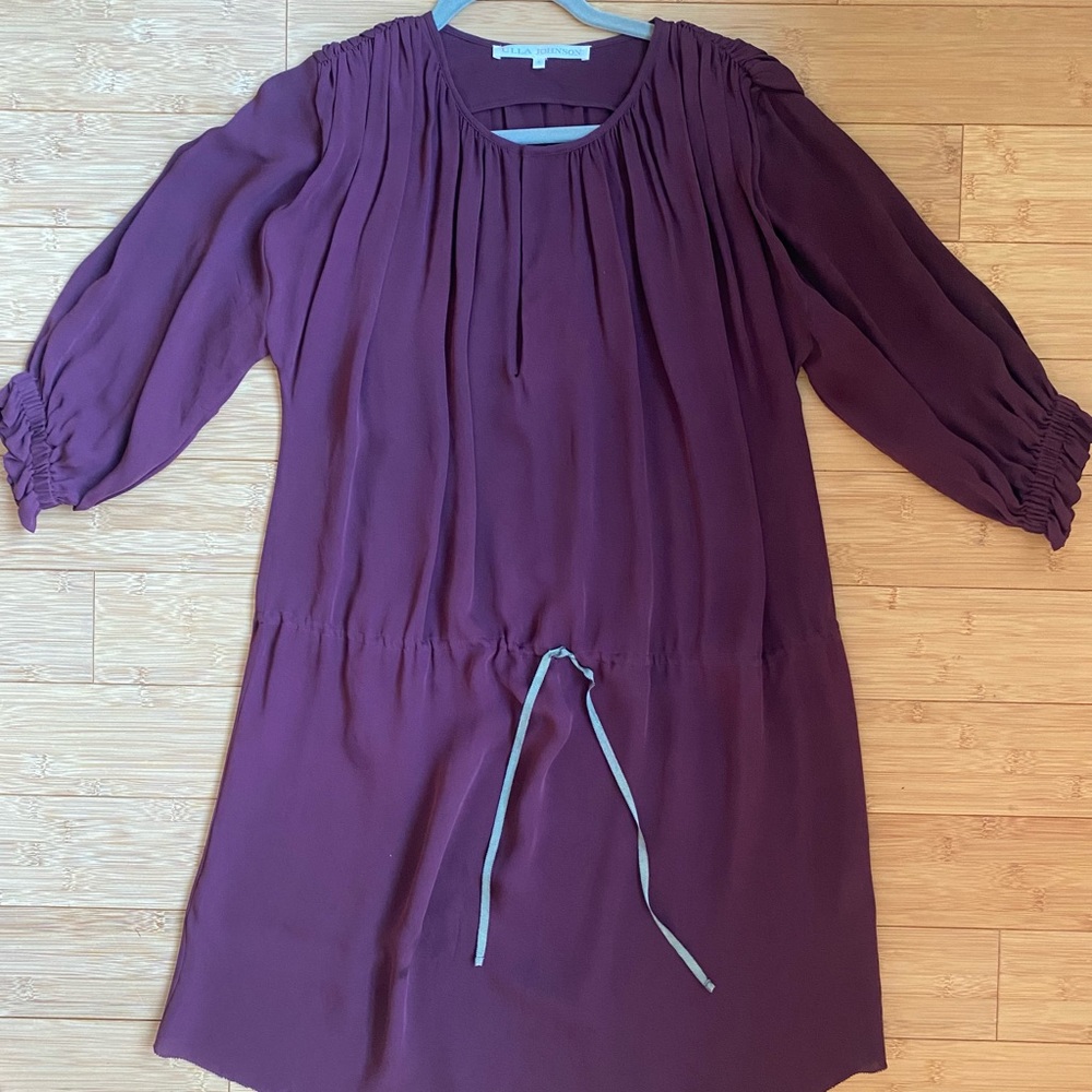 Ulla Johnson silk drop waist dress